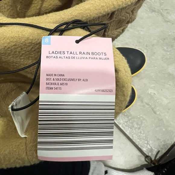 Serra Tall Rain boots with inner sock - Picture 6 of 8